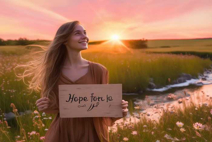 对生活充满希望的图片带字，对生活充满希望的图片带字唯美