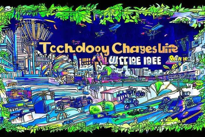 科技改变生活创新赢得未来，科技改变生活创新赢得未来手抄报