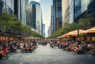 大都会生活方式，大都会城市生活广场