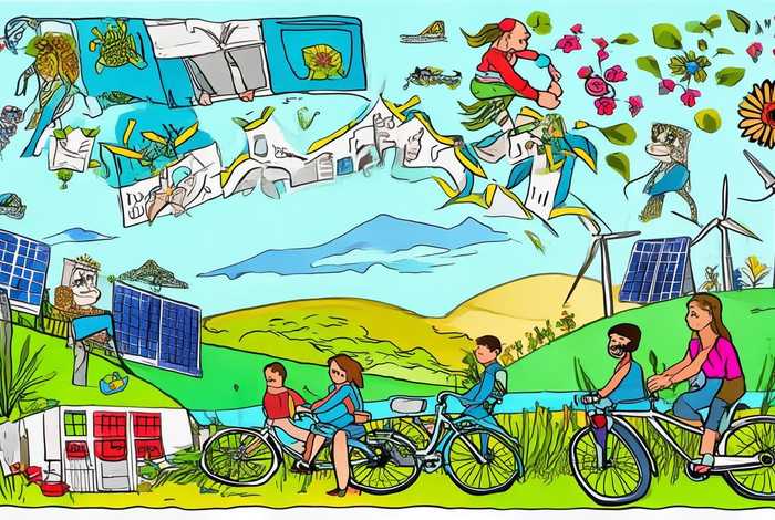 低碳生活手抄报图画，低碳生活手抄报的图画