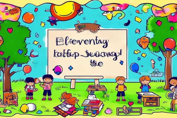 关于小学生活的手抄报模板（关于小学生活的手抄报模板大全）