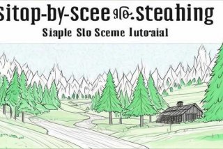 场景素描画教程 - 场景素描画教程简单