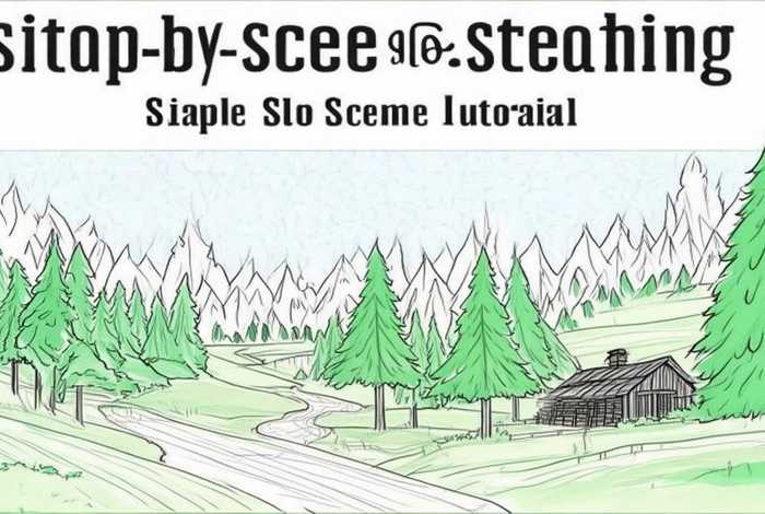 场景素描画教程 - 场景素描画教程简单