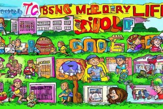 多彩的校园生活手抄报初一（多彩的校园生活手抄报初一上册）