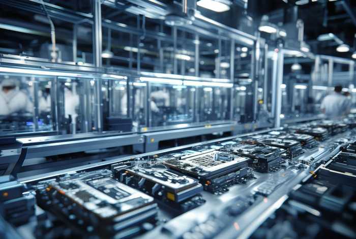 电子厂生产流程图，电子厂生产流程图片