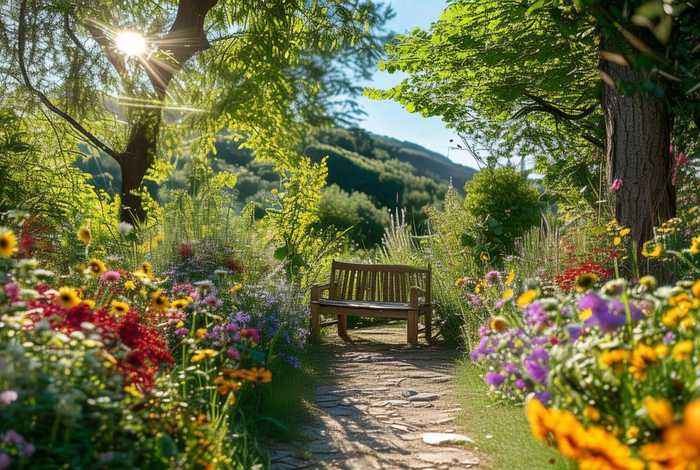 村花的田园生活 - 乡村的花园