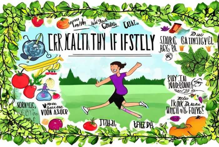 关于健康生活的文字图；关于健康的生活的手抄报