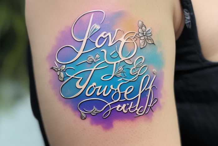 爱生活爱自己英文 - 爱生活爱自己英文纹身