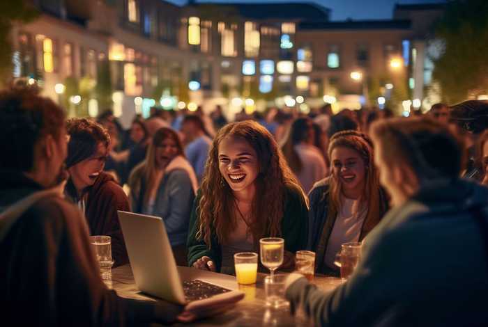 大学夜生活照片；大学夜生活照片高清