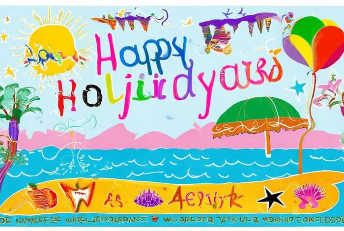 多彩假期生活手抄报4开简单又好看，多彩假期生活手抄报4开简单又好看图片