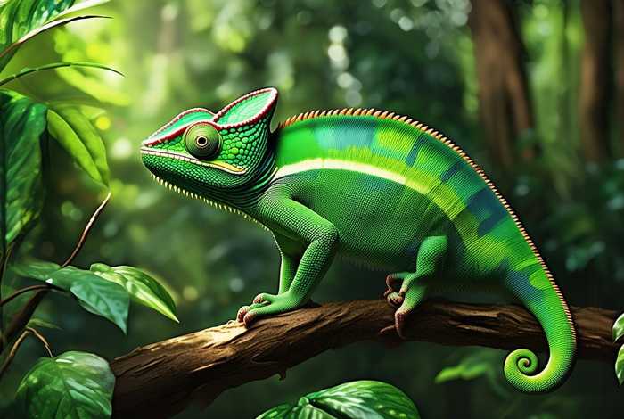 变色龙生活在哪里地方、变色龙生活在哪里地方啊