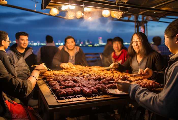 大连好生活；大连好生活烧烤店羊肉串