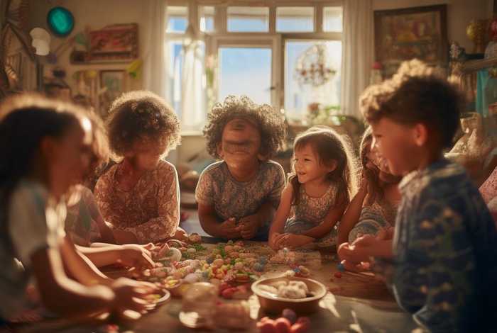 和亲戚家的孩子一起生活；和亲戚家的孩子一起生活好吗