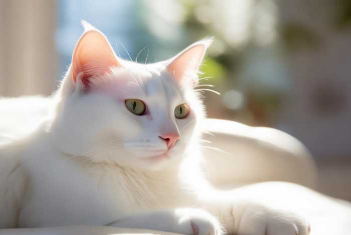 白猫生活的样子 - 白猫生活的样子图片