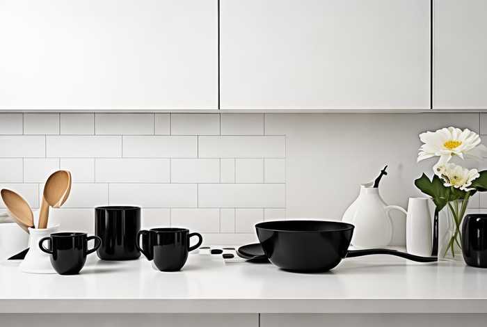 黑白生活用品 黑白色的生活用品