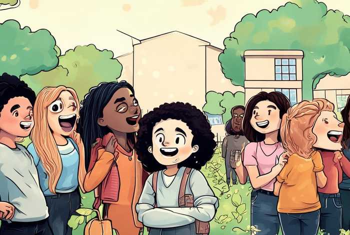 初中生活图片手绘简单，初中生活图片手绘简单又漂亮