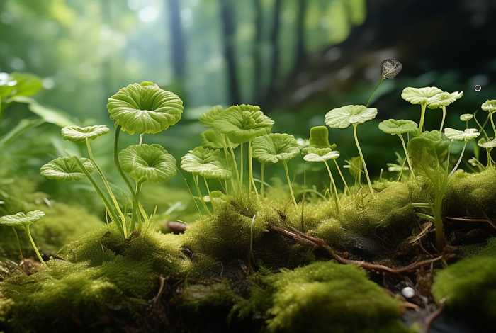 地钱的生活史图 地钱的生活史简图