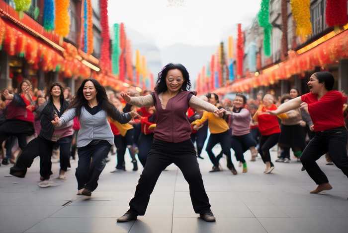 刘荣广场舞新年快乐背面 刘荣广场舞新年快乐背面教学版