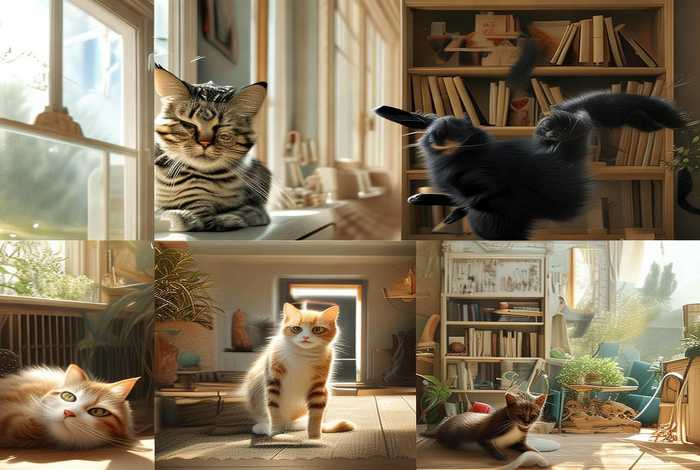 猫的日常生活短视频，猫的日常生活短视频素材