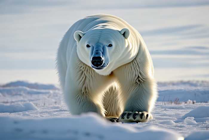 北极熊的生活习性英语翻译；北极熊生活在北极的英语