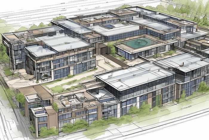 煤矿生活区办公区平面图、煤矿生活区办公区平面图纸