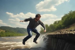 府谷生活网男子跳河、府谷一男子跳河