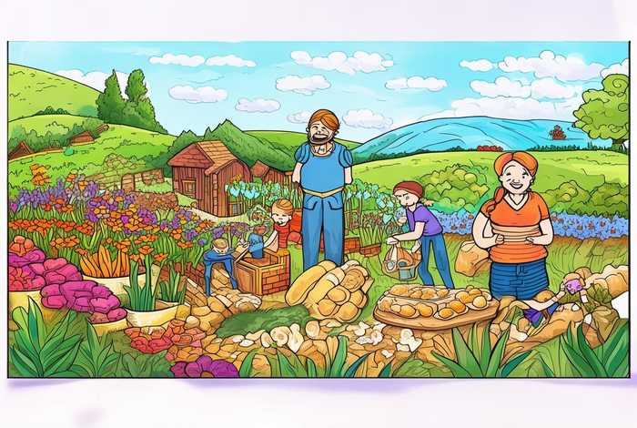 爱生活爱劳动手抄报简单彩铅（爱生活爱劳动手抄报简单彩铅图片）