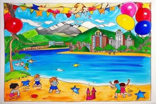 丰富的假期生活手抄报初中；丰富的假期生活手抄报初中生