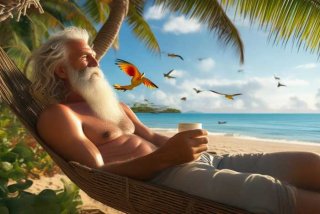 岛主的悠闲生活；岛主的不悠闲生活 起点