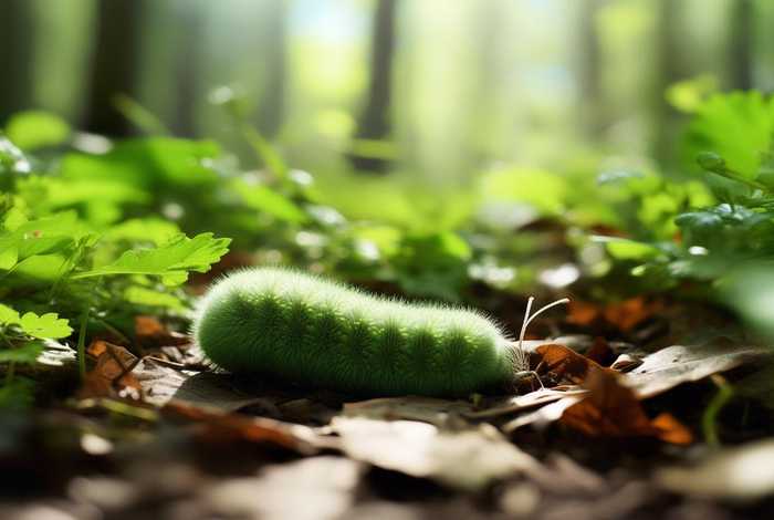 毛毛虫生活在哪里的图片（毛毛虫生活在哪里的图片视频）