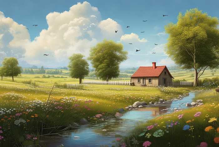 关于描写向往田园生活的范文（关于向往的田园生活的作文）