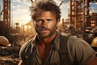 工地帅哥现实生活照片，工地帅哥现实生活照片大全