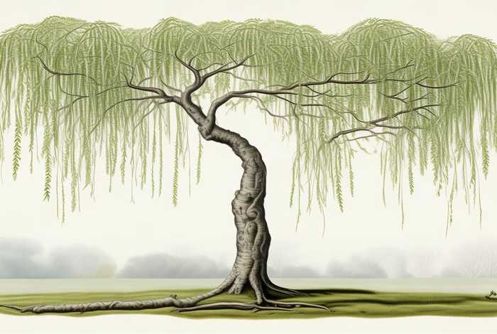 柳树习性特点的分解图（柳树的特点有哪些？）