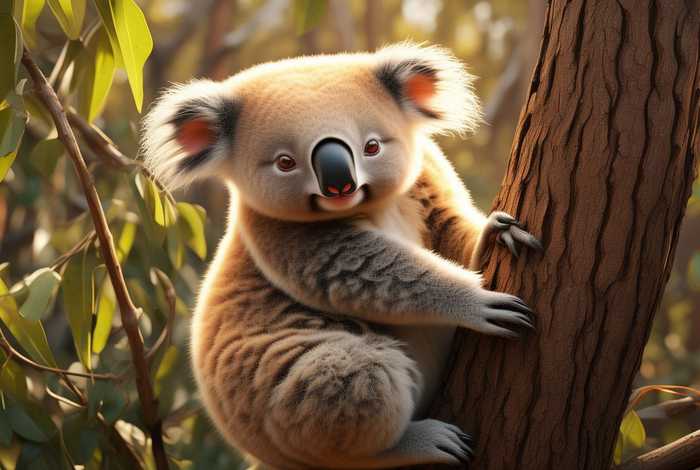 考拉的生活习性动画片、考拉的生活状态