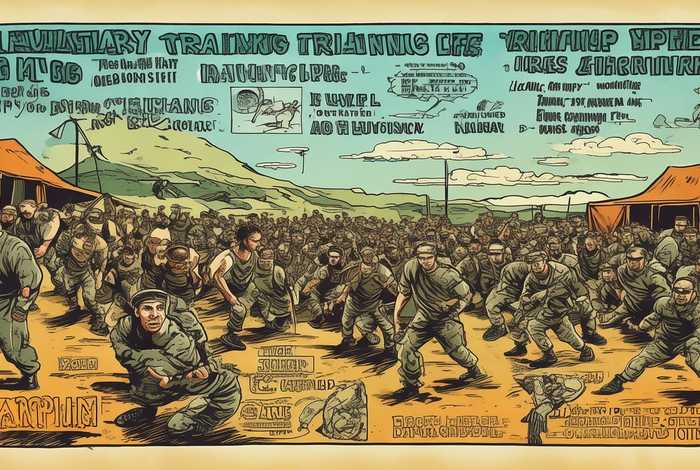 集训生活手抄报，集训生活手抄报模板