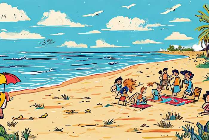 简单暑假生活绘画手抄报 简单暑假生活绘画手抄报怎么画