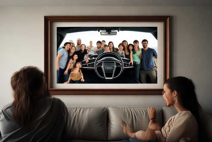 奥迪方向盘图片生活照；奥迪方向盘照片生活照