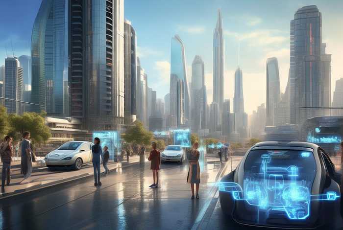 科技改变生活素材绘画作品、科技改变生活图画 作品