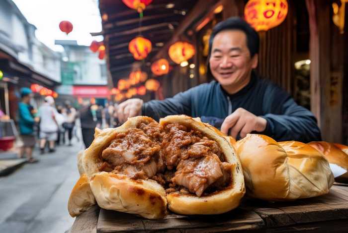 达富生活区肉夹馍 - 常熟达富生活区的肉夹馍