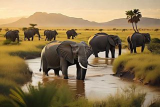 大象生活在什么地方最多、大象生活在什么地方最多呢