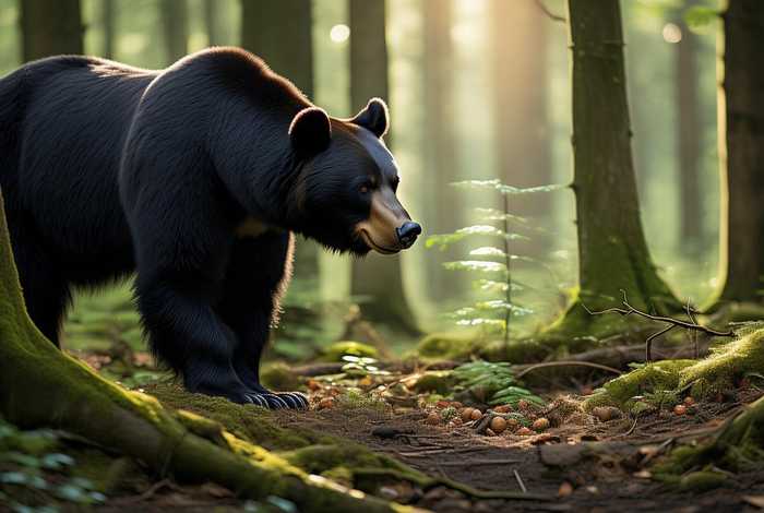 黑熊生活在森林吗(黑熊生活在森林吗视频) 黑熊生活在森林吗(黑熊生活在森林吗视频)