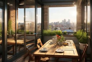 厨房生活阳台打通（厨房和生活阳台打通后如何隔断）