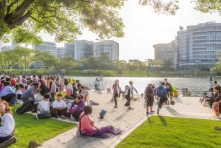 2017年山东大学青岛校区一家提前感受大学生活 山东大学青岛校区现状