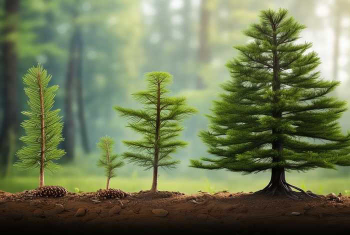 裸子植物松属的生活史，以松属为例简述裸子植物的生活史