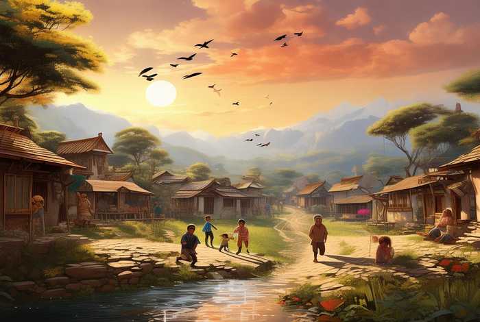 和平生活主题绘画作品（和平生活主题绘画作品图片）