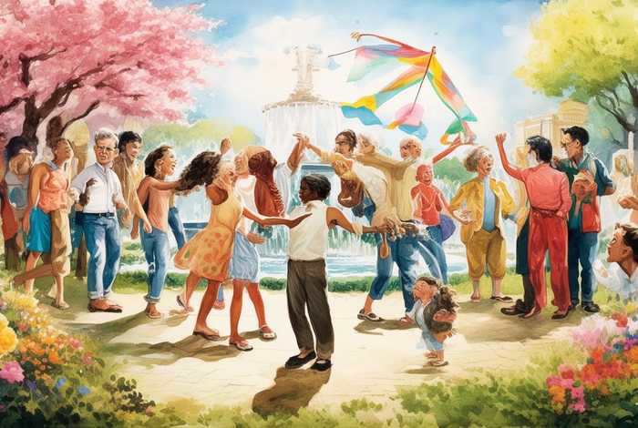 快乐的生活主题绘画（快乐的生活为主题的绘画）