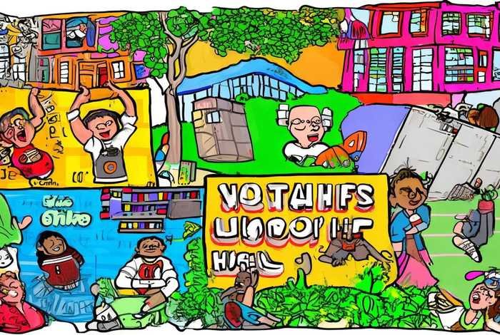 多彩的校园生活手抄报初三、多彩的校园生活,手抄报