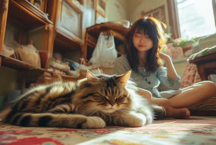 娟娟的日常生活；娟娟日常生活大猫