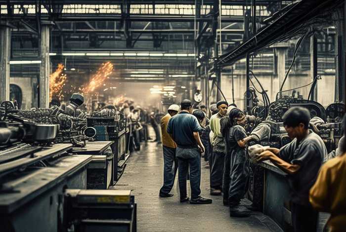工厂生活一角图片 工厂生活图片大全