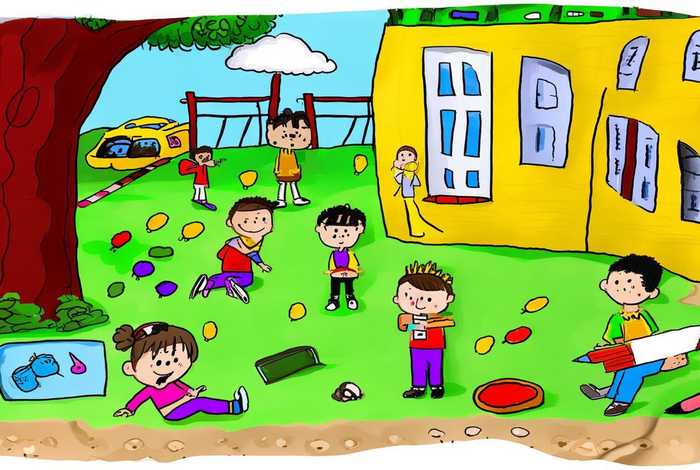 关于小学生活的手抄报简笔画 - 关于小学生活的手抄报简笔画图片